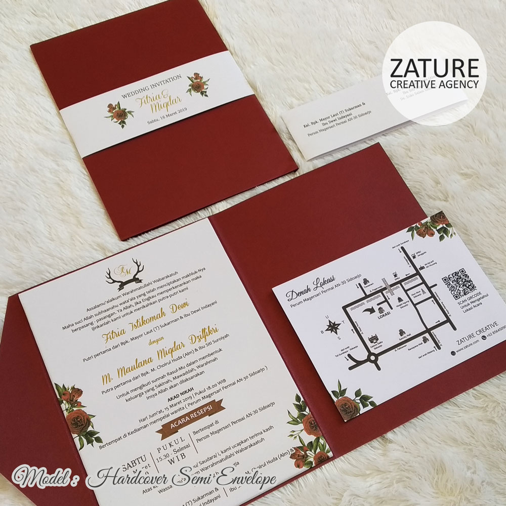 Undangan Custom Hardcover