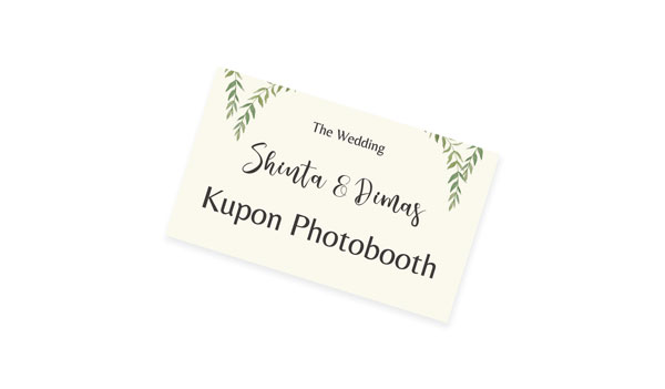 Kartu / Kupon Photobooth