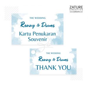 Kartu / Kupon Penukaran Souvenir, Kartu Ucapan Terima Kasih, Kartu VIP dan Kartu / Kupon Photobooth