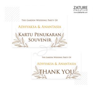 Kartu / Kupon Penukaran Souvenir, Kartu Ucapan Terima Kasih, Kartu VIP dan Kartu / Kupon Photobooth